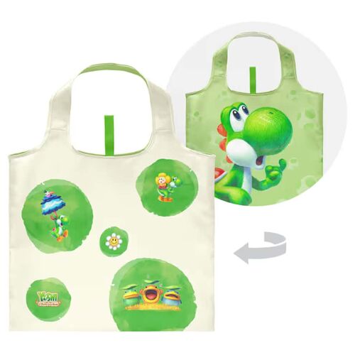 Sac en tissus pliable - Goodie OFFICIEL Yoshi And The Mysterious Book Jeu Nintendo Switch 2