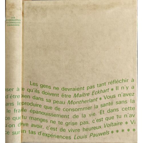 Les Étonnantes Techniques Chinoises