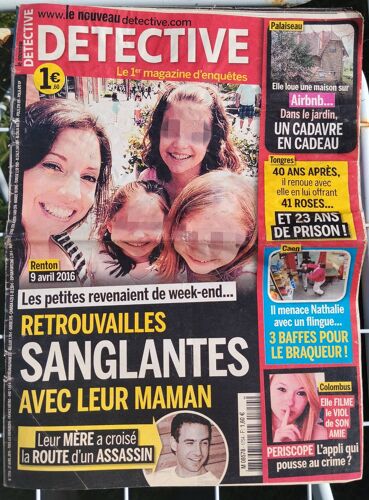 Detective 1754 : Retrouvailles Sanglantes Avec Leur Maman