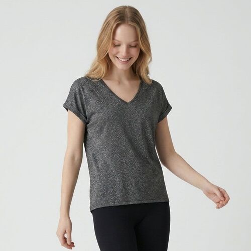 Tee Shirt Black Jossy P124w Femme Deeluxe 74