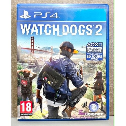 Watch Dogs 2 sur Playstation 4. Très bon état. Prix d'origine = 60€ A pourvoir en main propre ou par courrier dans Lille et sa banlieue. A pourvoir exclusivement par courrier ailleurs en France.
