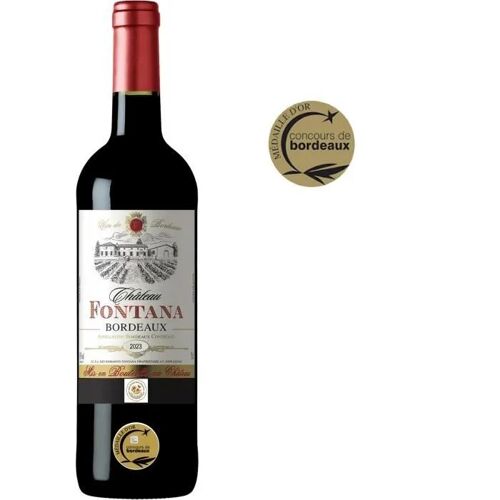Château Fontana Bordeaux Rouge 2023 Aoc 75cl