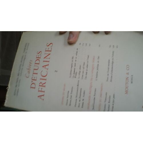 Cahiers D Etudes Africaines 2