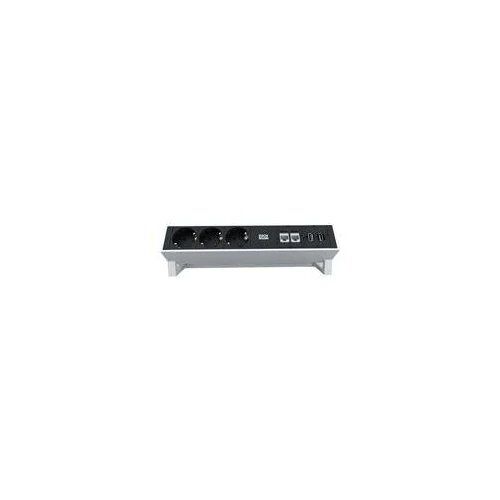 Bachmann DESK 2 - Verlängerungsschnur - 3 Ausgangsstecker - 20cm - Deutschland (902.202)