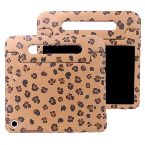 imoshion Coque arrière Kidsproof Design avec poignée Samsung Galaxy Tab A11 Plus / A9 Plus Motif panthère
