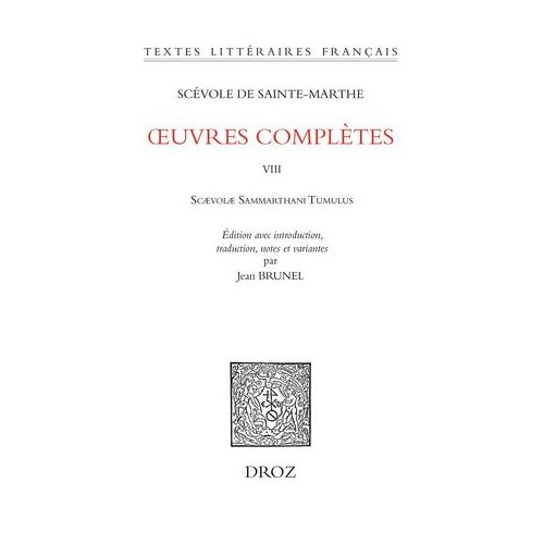 ?uvres Complètes. T. Viii