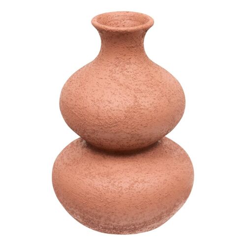 VASE CÉRAMIQUE TOTEM EZIA 23.5CM MARRON TONKA