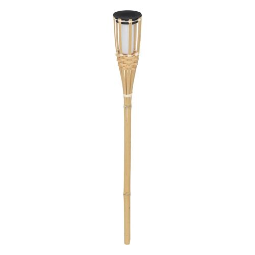 BALISE EXTÉRIEURE SOLAIRE BAMBOU 70CM 8H NATURE
