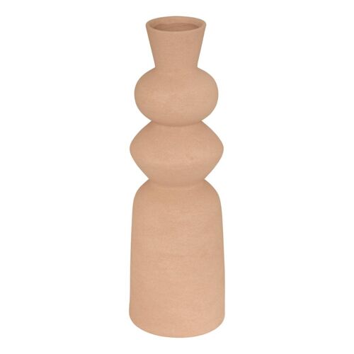 VASE CÉRAMIQUE TOTEM EZIA 48CM MARRON TONKA