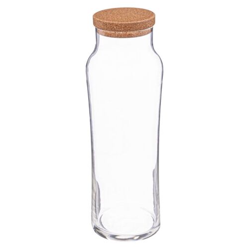 Carafe Slim Verre Couvercle Liege 1l
