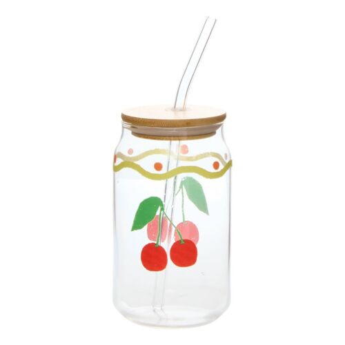 GOBELET CANETTE VERRE FRUIT 52CL