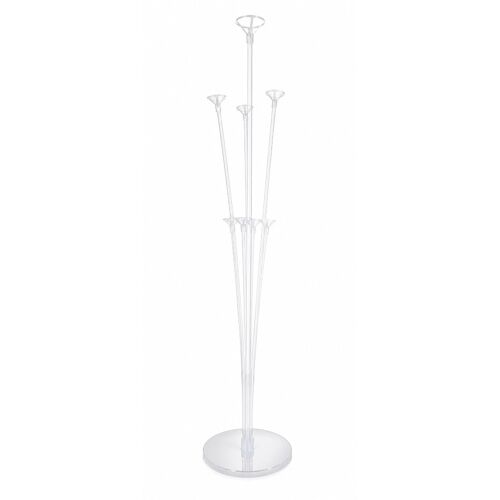 SUPPORT PLASTIQUE 7 BALLONS LED MULTICOLORE 72CM