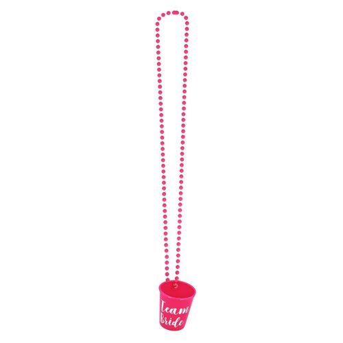 COLLIER VERRE À SHOT PP TEAM BRIDE ROSE FEMME