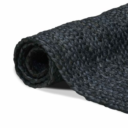 Vidaxl Tapis De Surface Rectangulaire Gris Foncé 80 X 150 Cm Jute