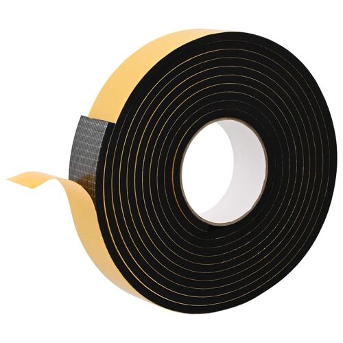 vidaXL Ruban adhésif en mousse 10 pcs Noir 30mm x 5m Mousse CR
