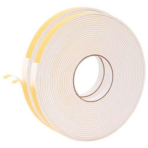 vidaXL Ruban adhésif en mousse 2 pcs Blanc 15mm x 10m Mousse CR