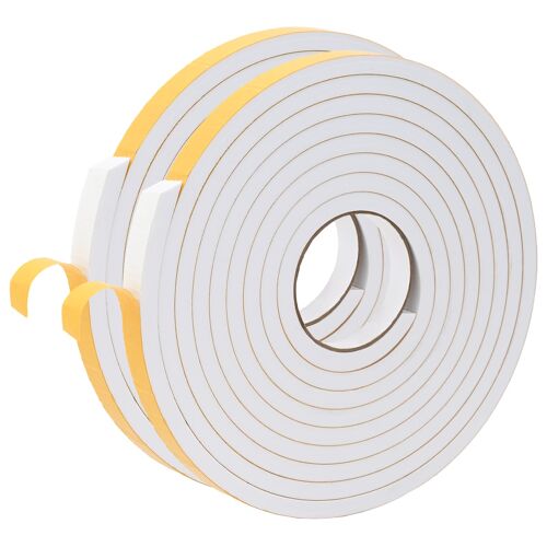 vidaXL Ruban adhésif en mousse 2 pcs Blanc 20mm x 5m Mousse CR