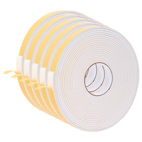 vidaXL Ruban adhésif en mousse 5 pcs Blanc 20mm x 10m Mousse CR