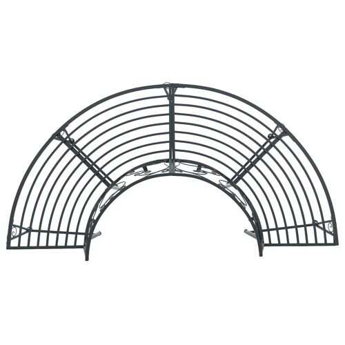 vidaXL Banc d'Arbre 4-Nombre de places 160 x 80 x 89 cm Acier