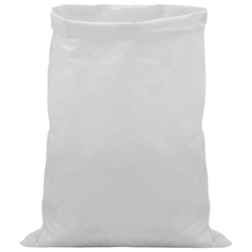 vidaXL Sacs tissés 10 pcs Blanc 40 x 60 cm PP