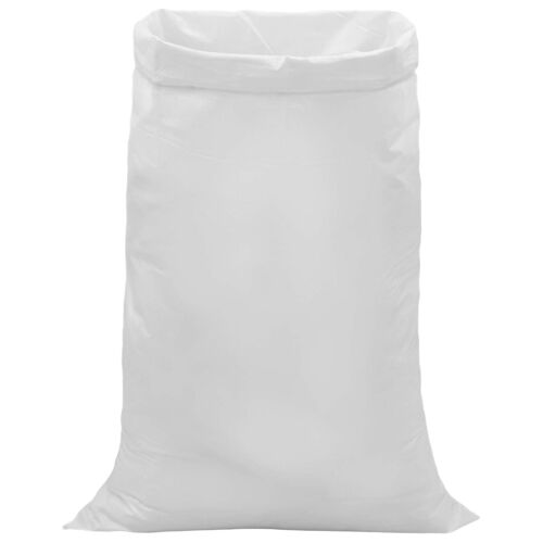 vidaXL Sacs tissés 50 pcs Blanc 100 x 150 cm PP