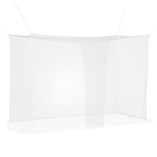 vidaXL Filet anti-moustiques pour lit 156 mailles 3 pcs Blanc