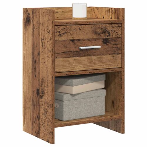 vidaXL Tables de chevet Bois ancien 40 x 30 x 60 cm Bois d'ingénierie