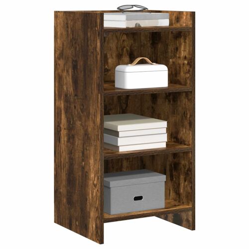 vidaXL Buffet Chêne fumé 40 x 36 x 80 cm Bois d'ingénierie