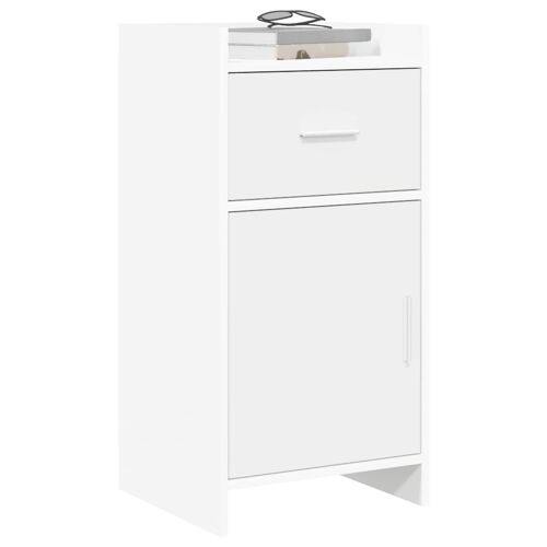 vidaXL Buffet Blanc 40 x 36 x 80 cm Bois d'ingénierie