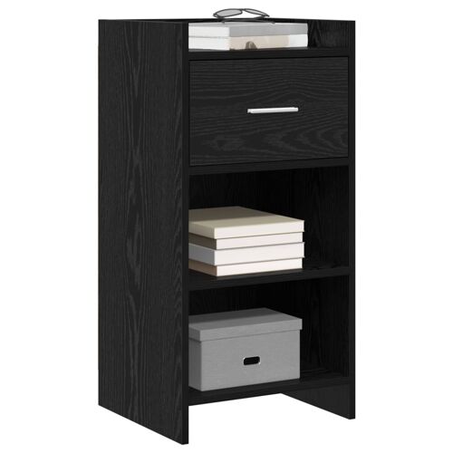 vidaXL Buffet Chêne noir 40 x 36 x 80 cm Bois d'ingénierie