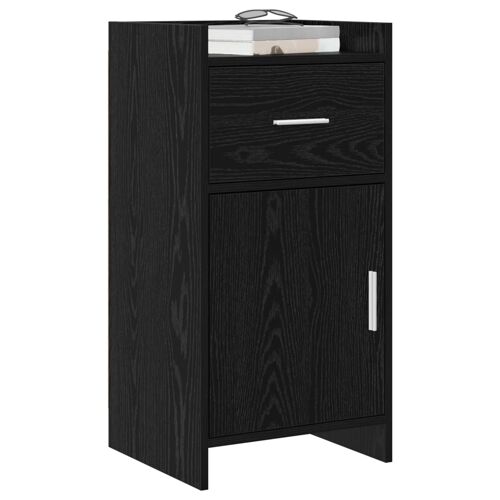vidaXL Buffet Chêne noir 40 x 36 x 80 cm Bois d'ingénierie