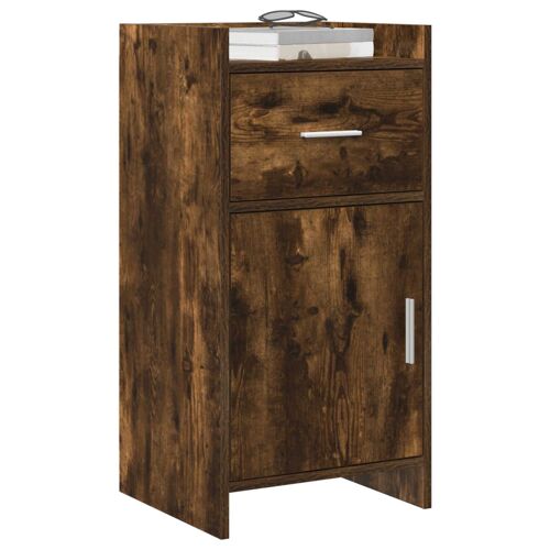 vidaXL Buffet Chêne fumé 40 x 36 x 80 cm Bois d'ingénierie