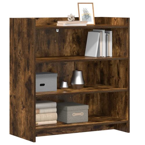 vidaXL Buffet Chêne fumé 75 x 36 x 80 cm Bois d'ingénierie