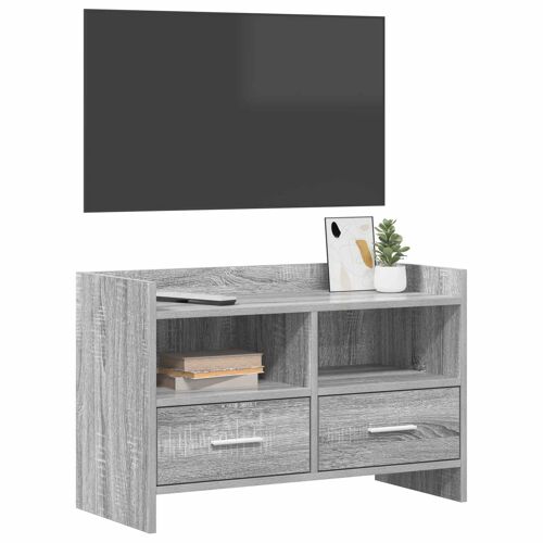vidaXL Meuble TV 71,5 x 33 x 47 cm Sonoma gris Bois d'ingénierie