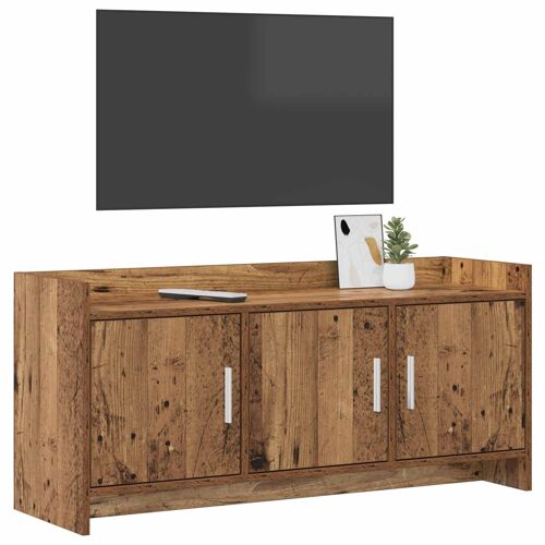 vidaXL Meuble TV 102 x 33 x 47 cm Bois ancien Bois d'ingénierie