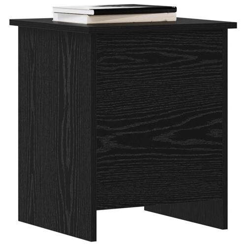 vidaXL Coffre de rangement avec stockage Chêne noir 40 x 40 x 50 cm