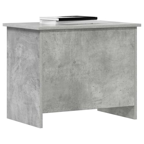 vidaXL Coffre de rangement avec stockage Gris béton 60 x 40 x 50 cm