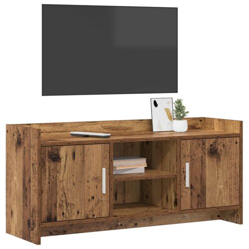 vidaXL Meuble TV 102 x 33 x 47 cm Bois ancien Bois d'ingénierie