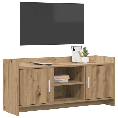 vidaXL Meuble TV 102 x 33 x 47 cm Chêne artisanal Bois d'ingénierie