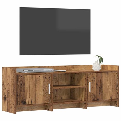 vidaXL Meuble TV 130 x 33 x 47 cm Bois ancien Bois d'ingénierie
