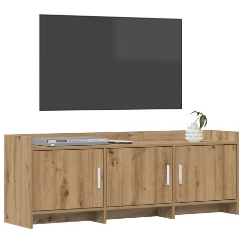 vidaXL Meuble TV 130 x 33 x 47 cm Chêne artisanal Bois d'ingénierie