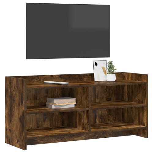 vidaXL Meuble TV 100 x 33 x 47 cm Chêne fumé Bois d'ingénierie