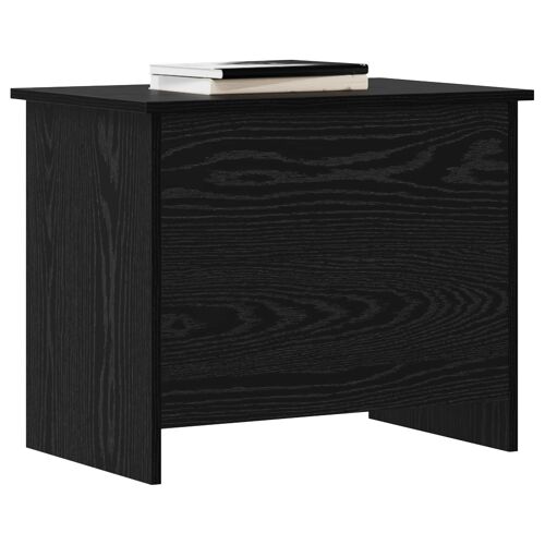 vidaXL Coffre de rangement avec stockage Chêne noir 60 x 40 x 50 cm