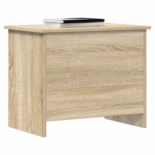 vidaXL Coffre de rangement avec stockage Chêne Sonoma 60 x 40 x 50 cm