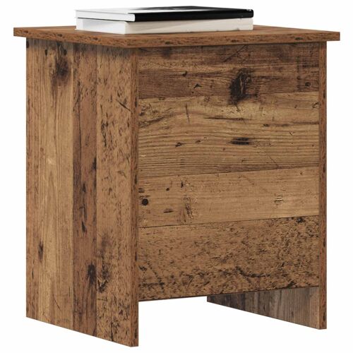 vidaXL Coffre de rangement avec stockage Bois ancien 40 x 40 x 50 cm