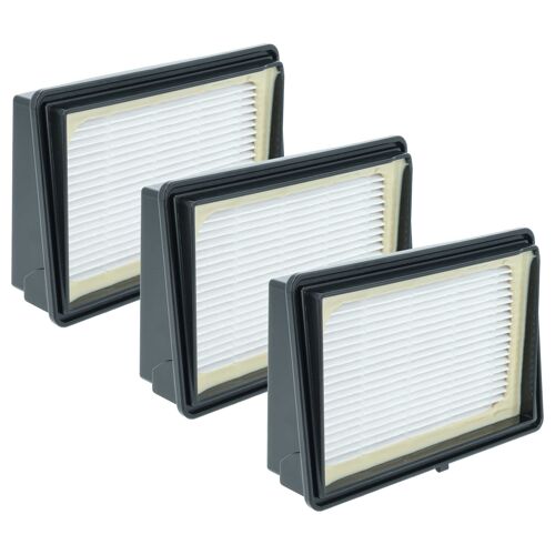 vhbw 3x filtre remplacement pour Samsung DJ97-00456D, DJ97-00456E, DJ97-00456C pour aspirateur - filtre HEPA noir / blanc
