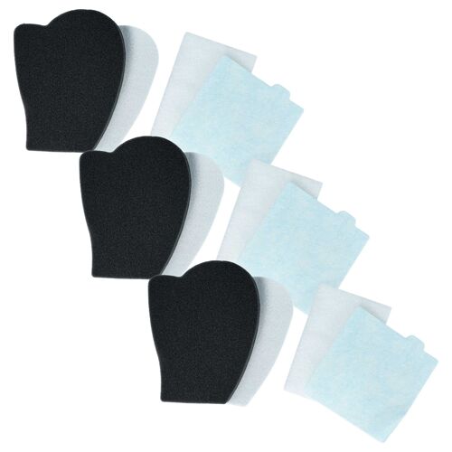 vhbw 3x filtre pré-moteur, 6x microfiltre, 3x filtre après-moteur compatible avec AEG T 2.2, T 2.1, Vampyr T2, T2 CH, T2 aspirateur