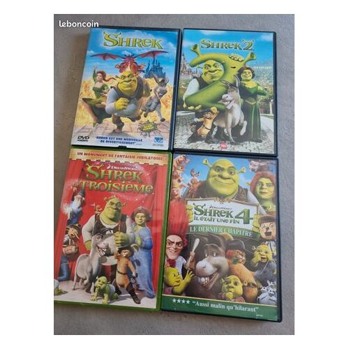 Dvd Quadrilogie Shrek 1,2,3 Et 4 - Dvd