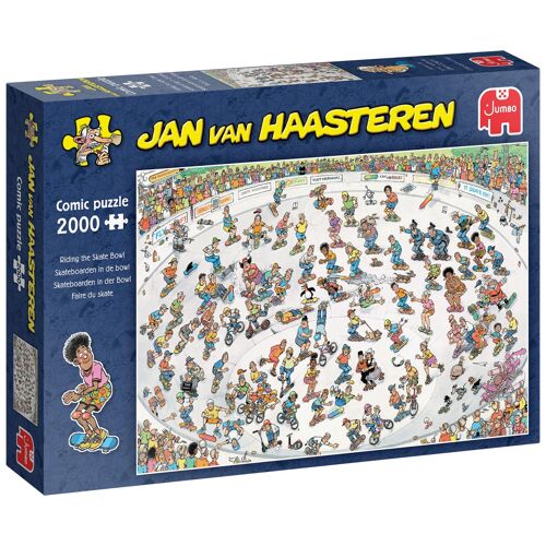 Jan van Haasteren - Faire du skate (2000 pièces)