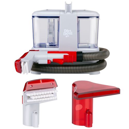 Dirt Devil Shampouineuse DD1005 - Nettoyeur Taches avec Fonction Spray pour Meubles, Tapis, Textiles et Voiture - Réservoir d'eau de 0,8L - avec 2 Accessoires